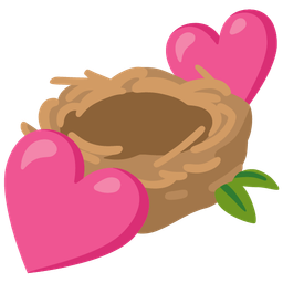 two hearts and empty nest