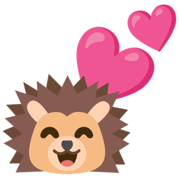 Two hearts and Hedgehog