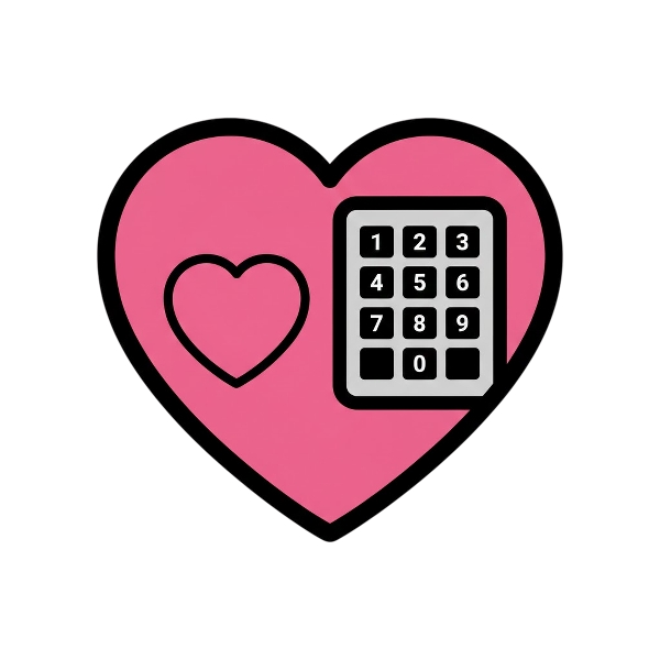 Two hearts and Input numbers