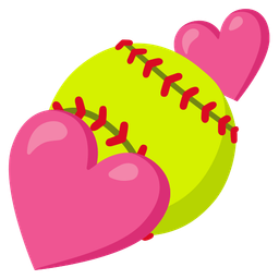two hearts and softball