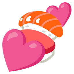 two hearts and sushi