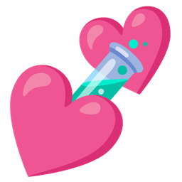 Two hearts and Test tube