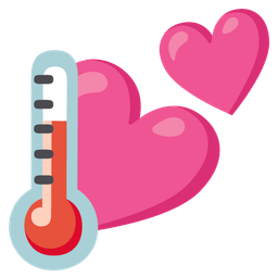 Two hearts and Thermometer