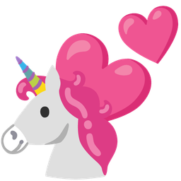 two hearts and unicorn