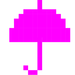 umbrella and alien monster