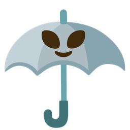 umbrella and alien