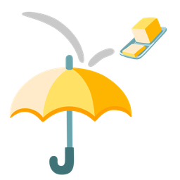 umbrella and butter