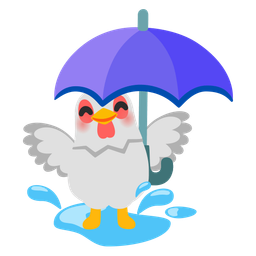 umbrella and chicken