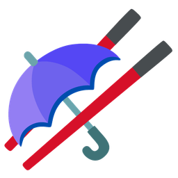 umbrella and chopsticks