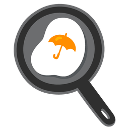 umbrella and cooking