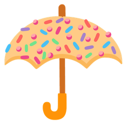 umbrella and cupcake