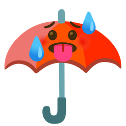 Umbrella and Hot face