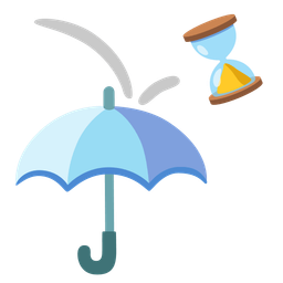 umbrella and hourglass done