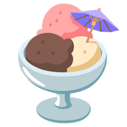 umbrella and ice cream
