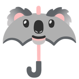 umbrella and koala