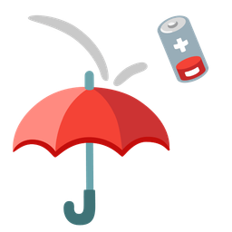 umbrella and low battery
