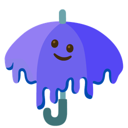 Umbrella and Melting face