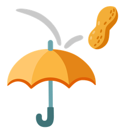 umbrella and peanuts