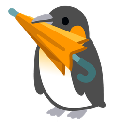 umbrella and penguin