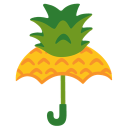 umbrella and pineapple