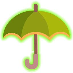 umbrella and radioactive