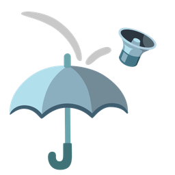 umbrella and speaker low volume