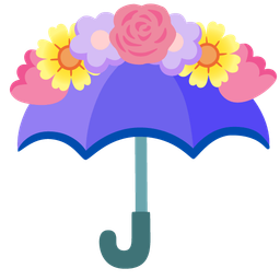 umbrella and tulip