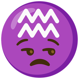 unamused face and Aquarius