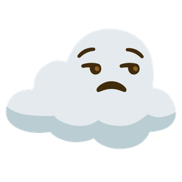 unamused face and cloud
