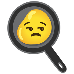 unamused face and cooking