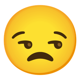 unamused face and disappointed face