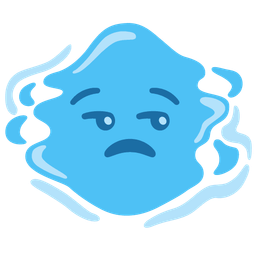 unamused face and droplet