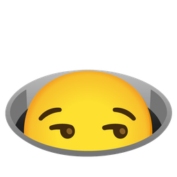 unamused face and hole