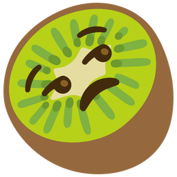 unamused face and kiwi fruit