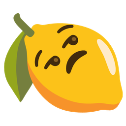 unamused face and lemon