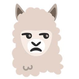 unamused face and llama