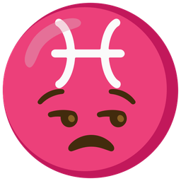 unamused face and Pisces