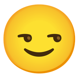 Unamused face and Slightly smiling face