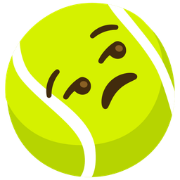 unamused face and tennis