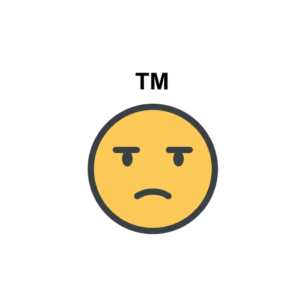 Unamused face and Trade mark