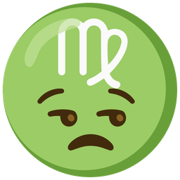 unamused face and Virgo