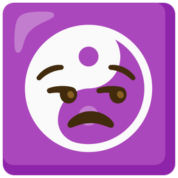 unamused face and yin yang