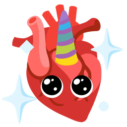 Unicorn and Anatomical heart