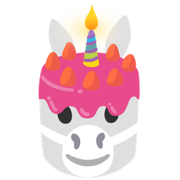 Unicorn and Birthday cake
