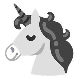 Unicorn and Black heart