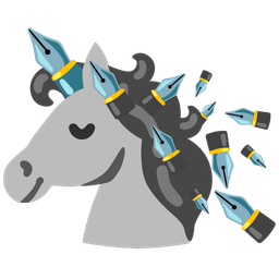 Unicorn and Black nib