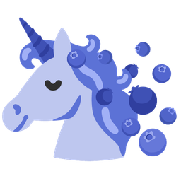 Unicorn and Blueberries