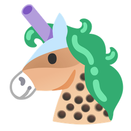 Unicorn and Bubble tea