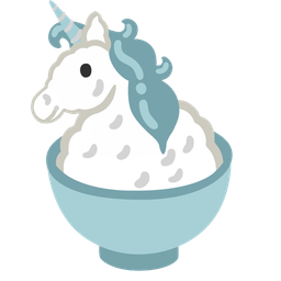Unicorn and Cooked rice