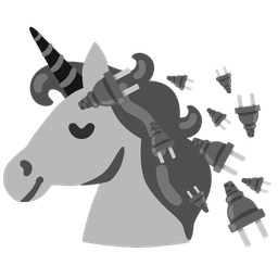 Unicorn and Electric plug